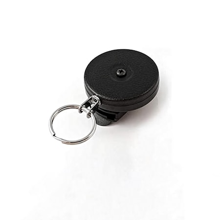 Key-Bak KEYBAK Self Retracting Reel - Black Front, Removable Rotating Belt Clip 0004-013
